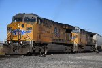 Grain train eases west